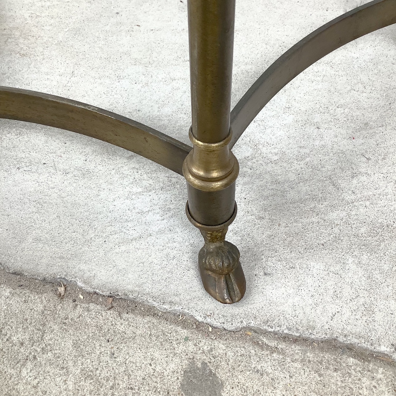 Vintage Brass Side Table, Style of La Barge - image-10