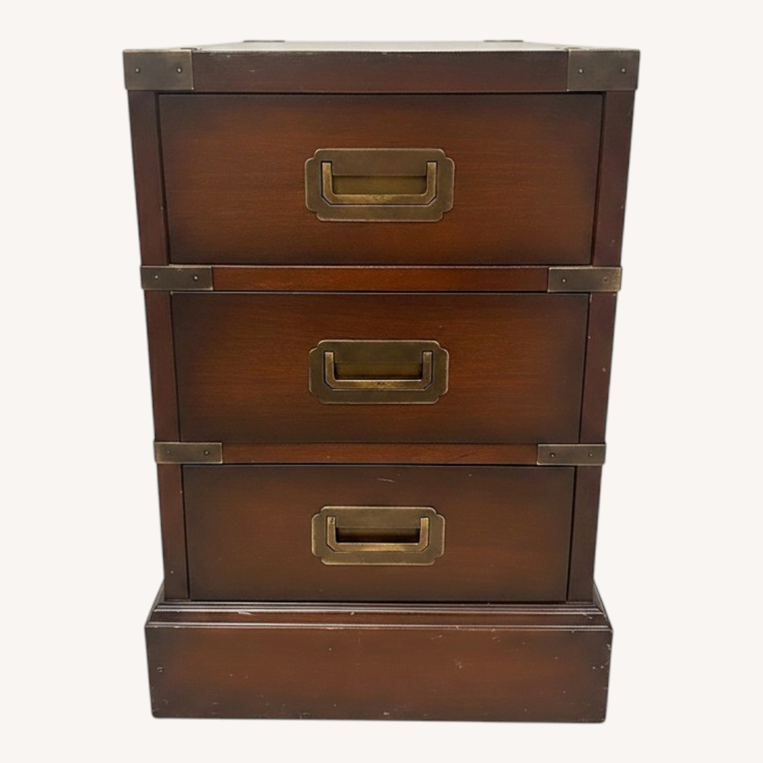 2x Antique End Tables With Drawers - image-0