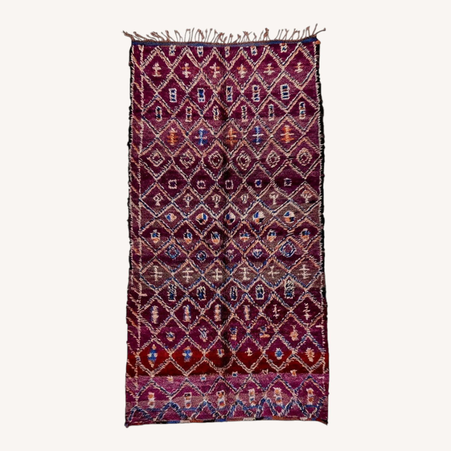 Mid Century Moroccan Rug 10.7' x 5.5' - image-0