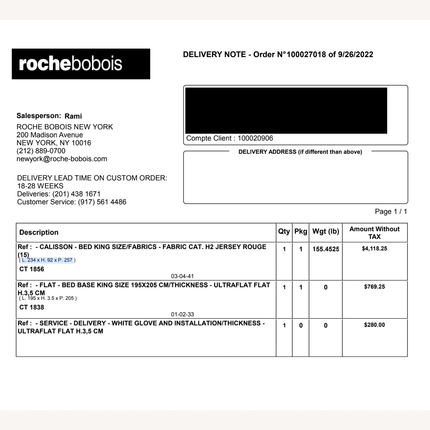 Roche Bobois Calisson Red Fabric King Bed - image-3