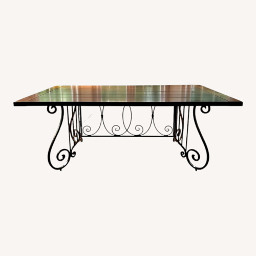 Used Stanley Furniture Dark Brown Wood Dining Table for sale on AptDeco