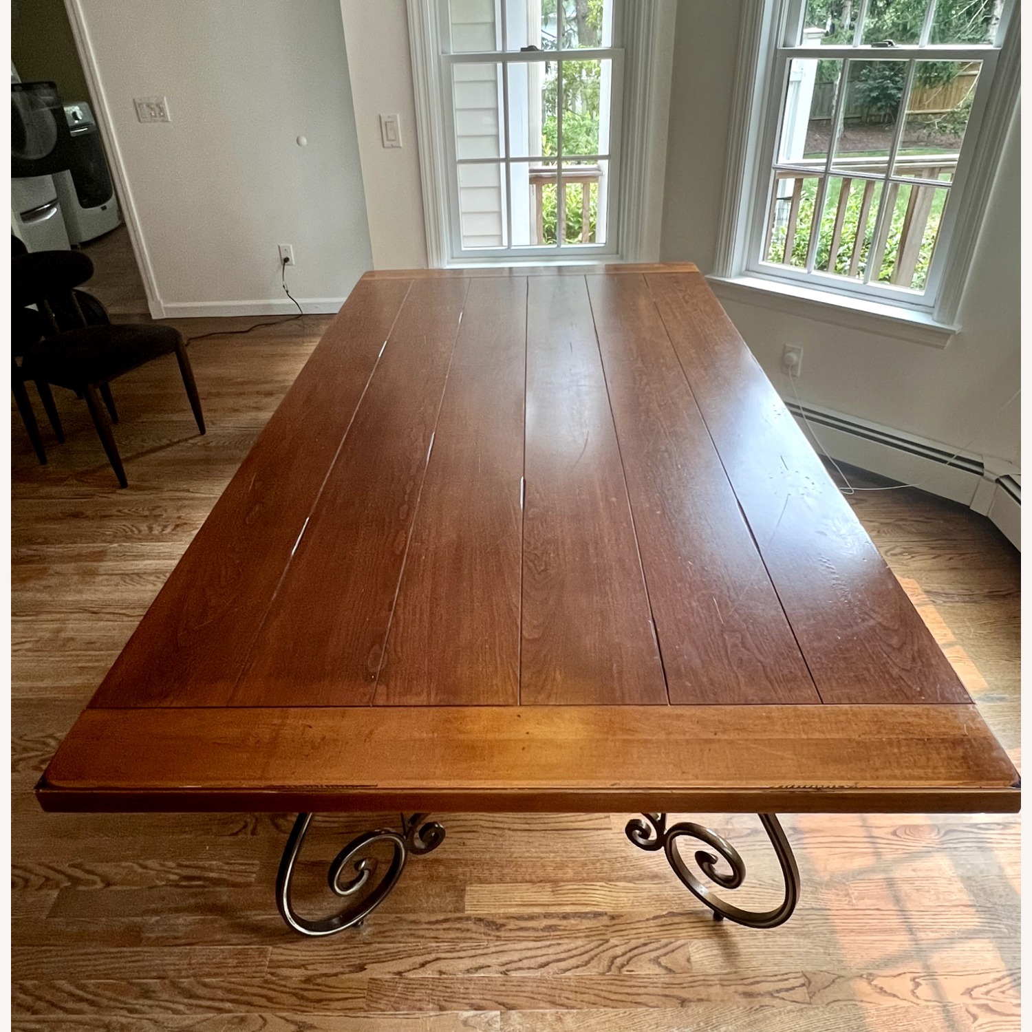 Stanley Furniture Dark Brown Wood Dining Table - image-3