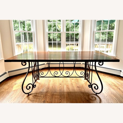 Used Stanley Furniture Dark Brown Wood Dining Table for sale on AptDeco