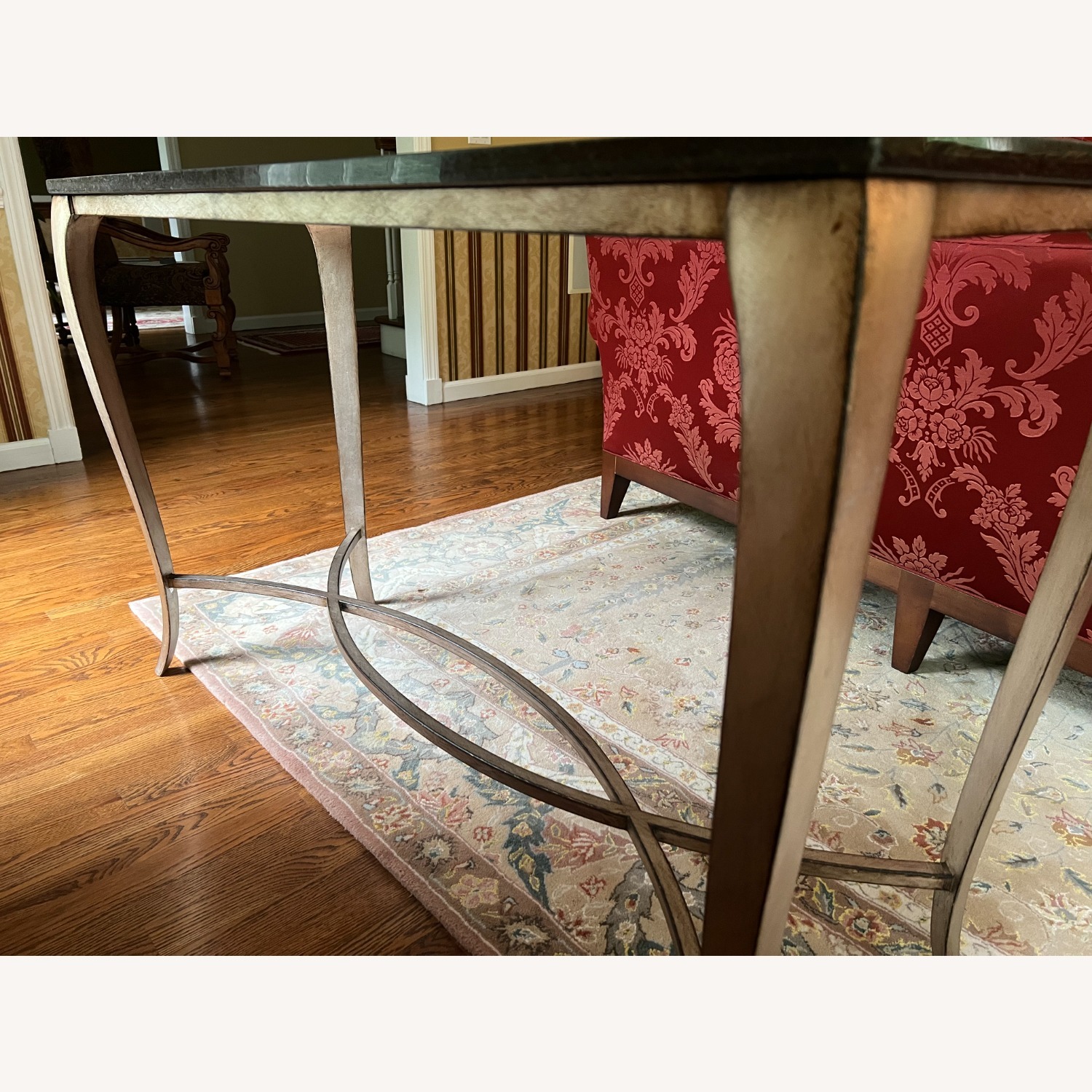 Black Marble Side Table - image-2