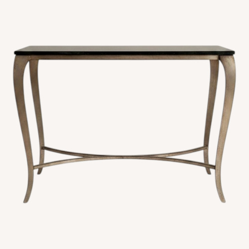 Used Black Marble Side Table for sale on AptDeco