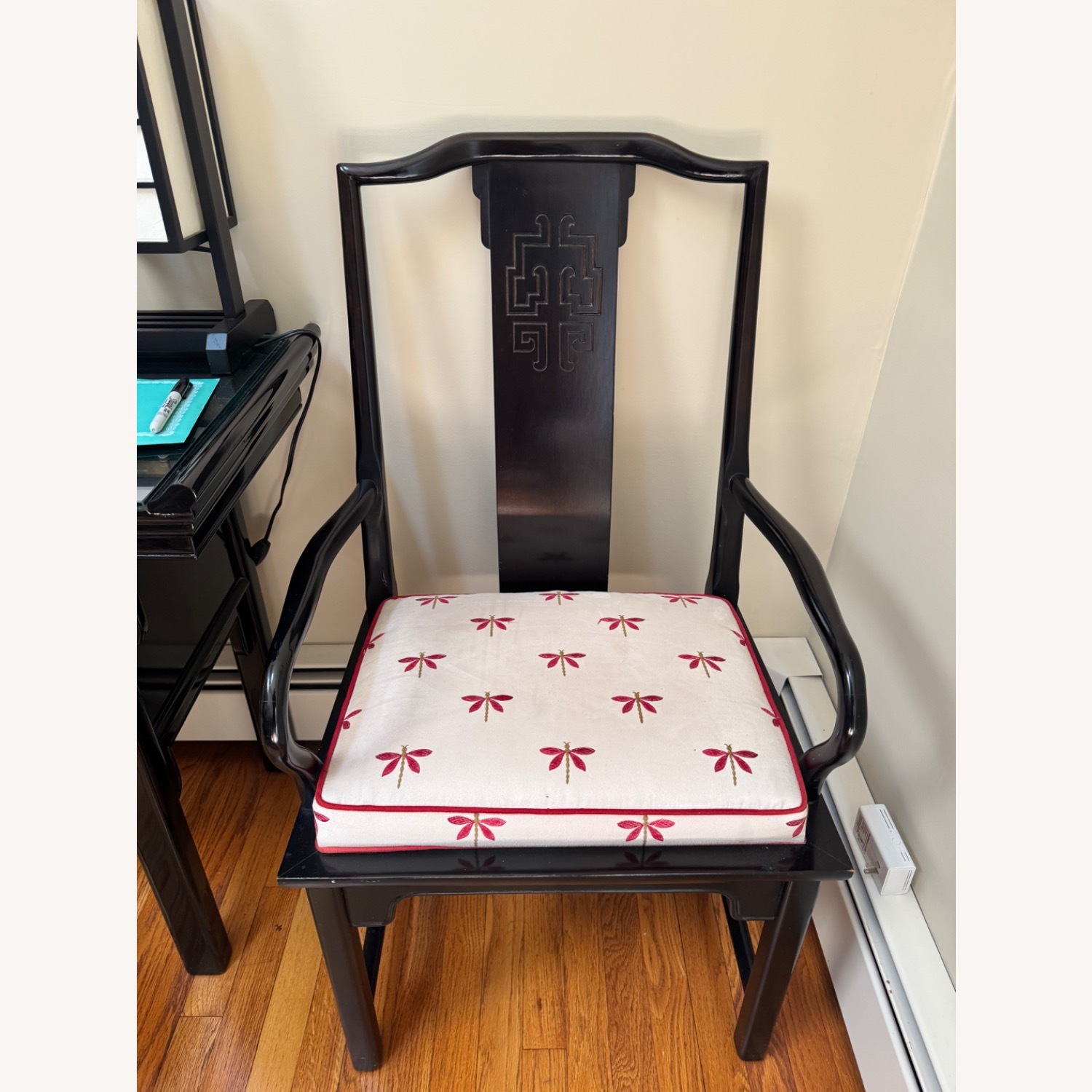 Century Furniture Fabric Dining Chairs - image-3