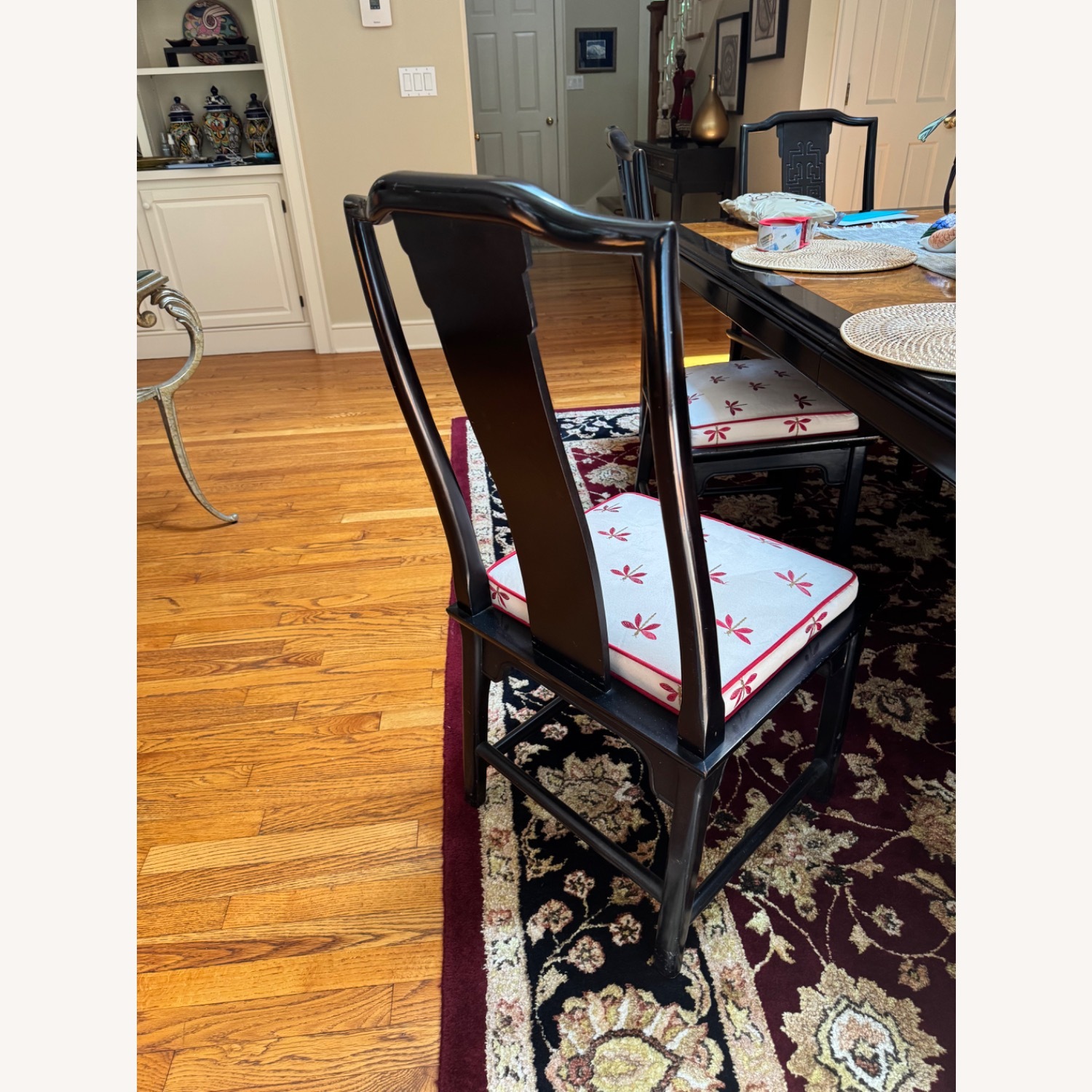 Century Furniture Fabric Dining Chairs - image-7