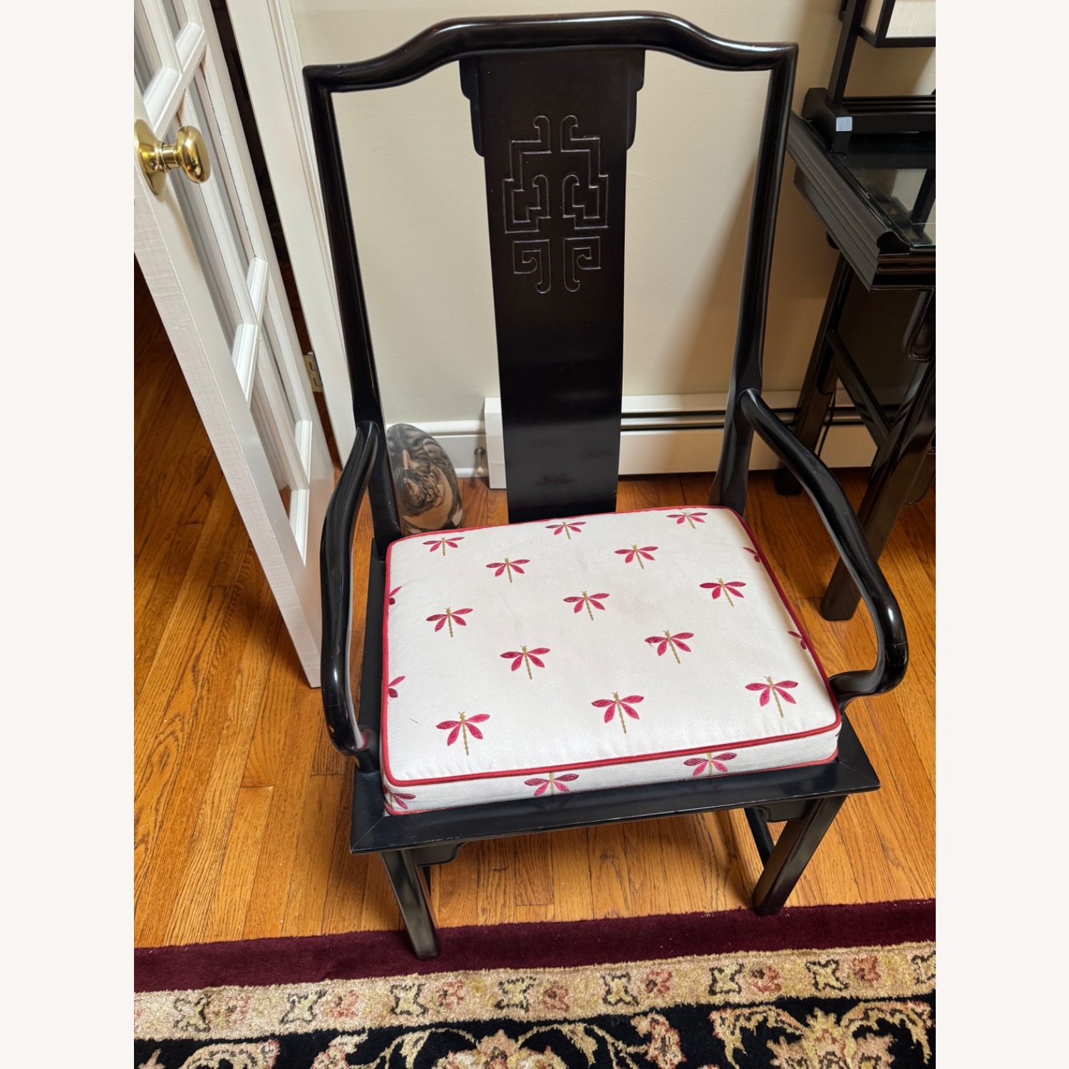 Century Furniture Fabric Dining Chairs - image-1