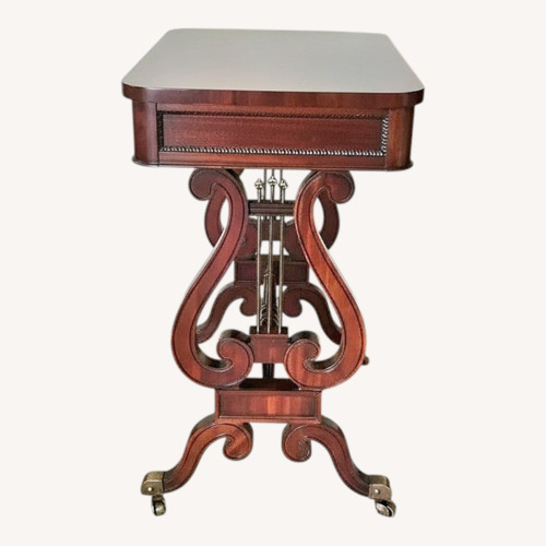 Used Hickory Chair Company Dark Brown Coffee Table for sale on AptDeco