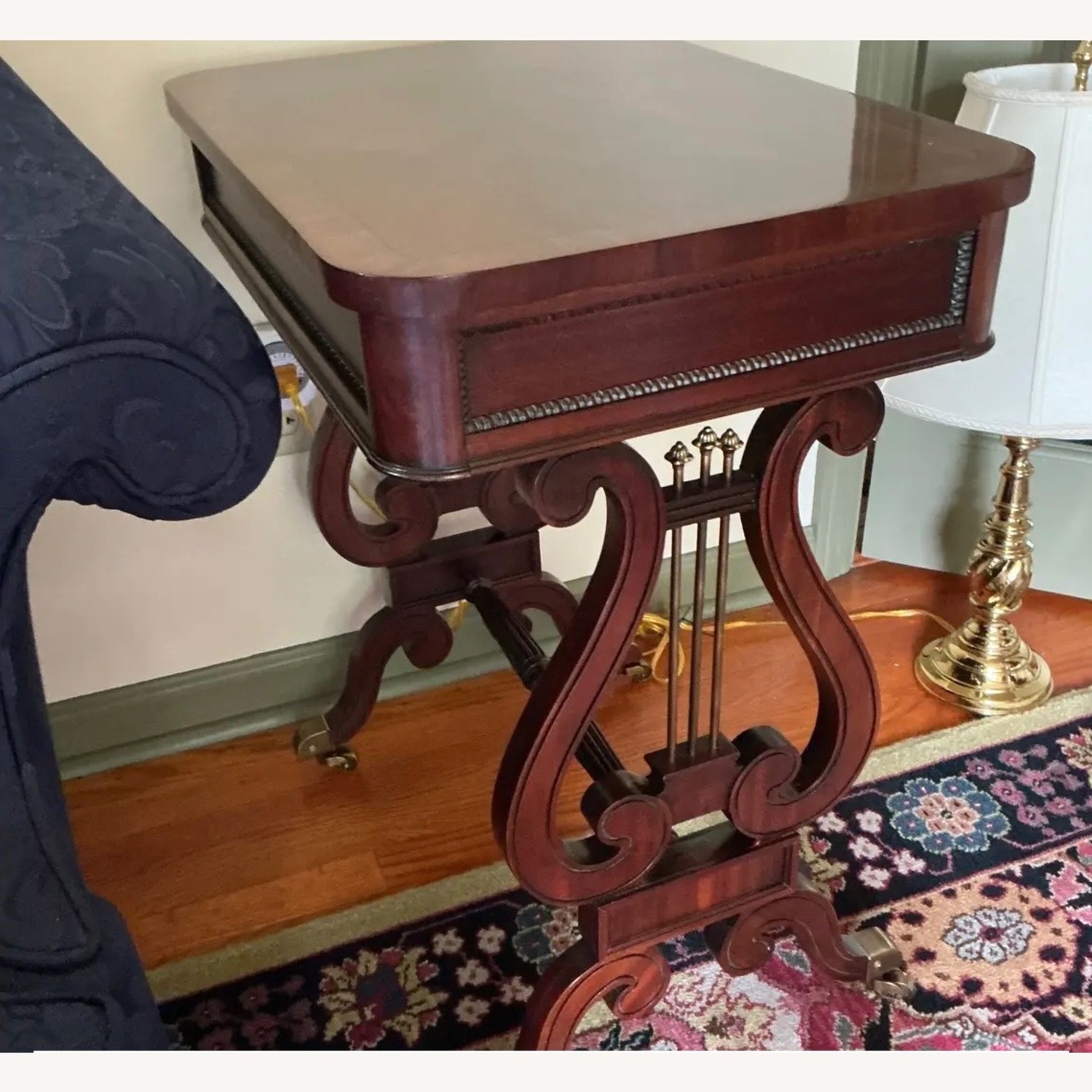 Hickory Chair Company Dark Brown Coffee Table - image-2