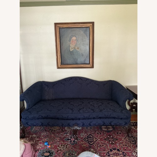 Used Blue Vintage Couch  for sale on AptDeco