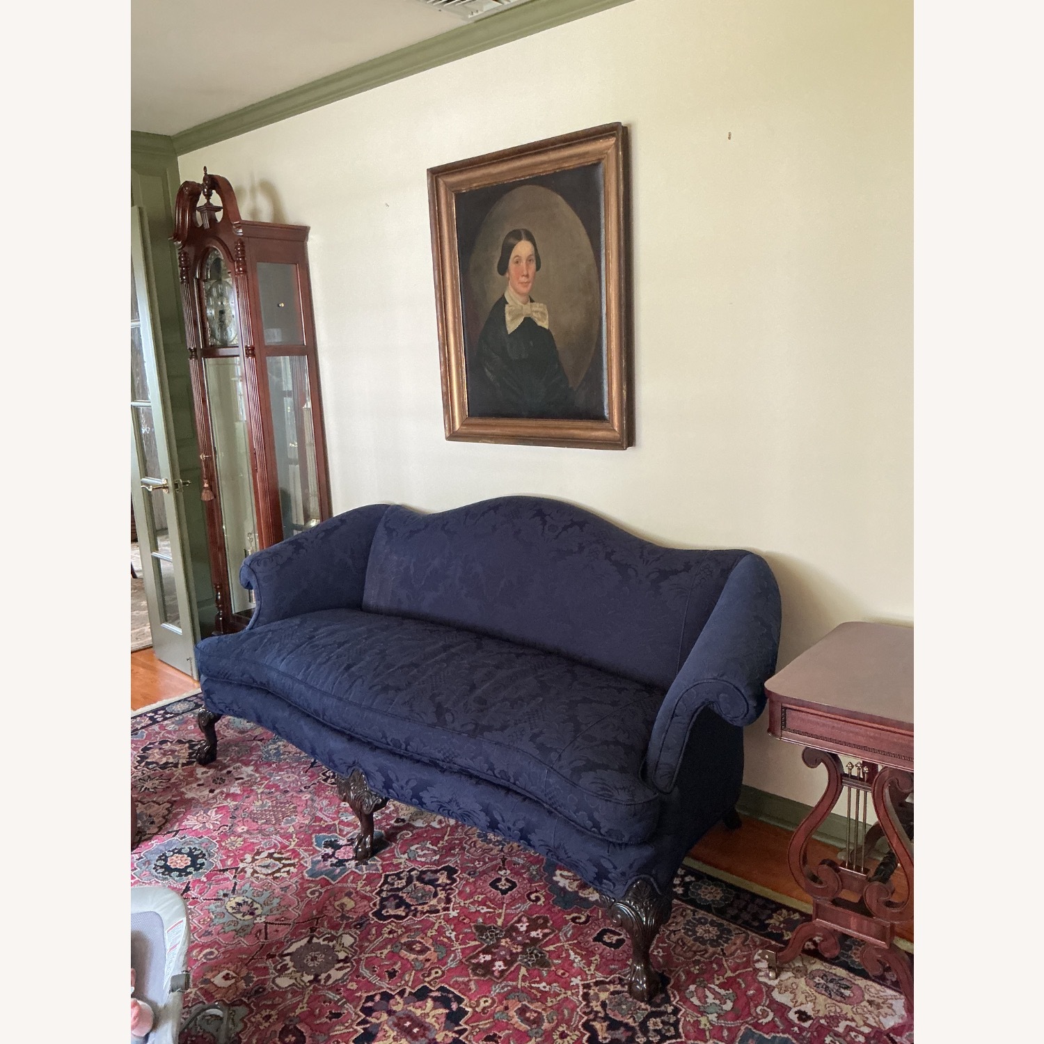 Blue Vintage Couch - image-2
