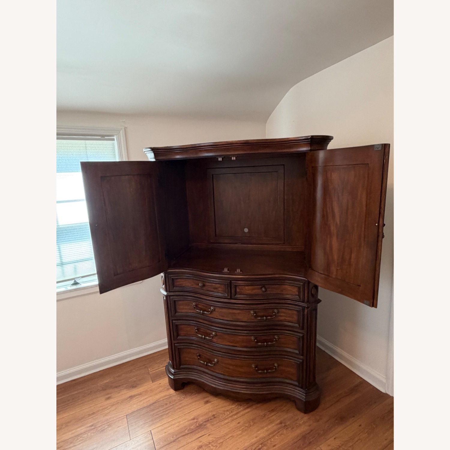 Casa Cristina 2 Door, 3 Drawer Wood Armoire - image-2