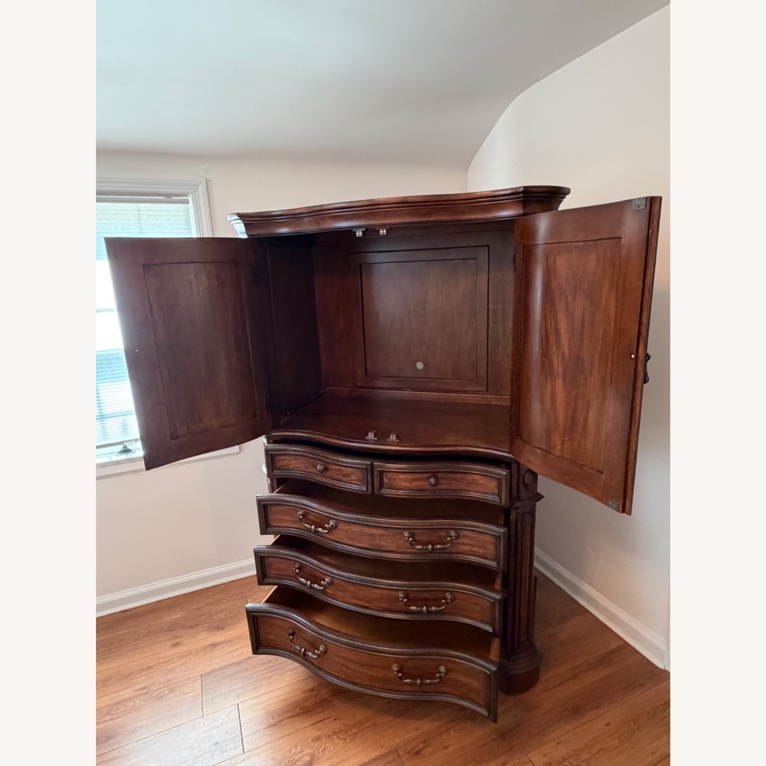 Casa Cristina 2 Door, 3 Drawer Wood Armoire - image-5