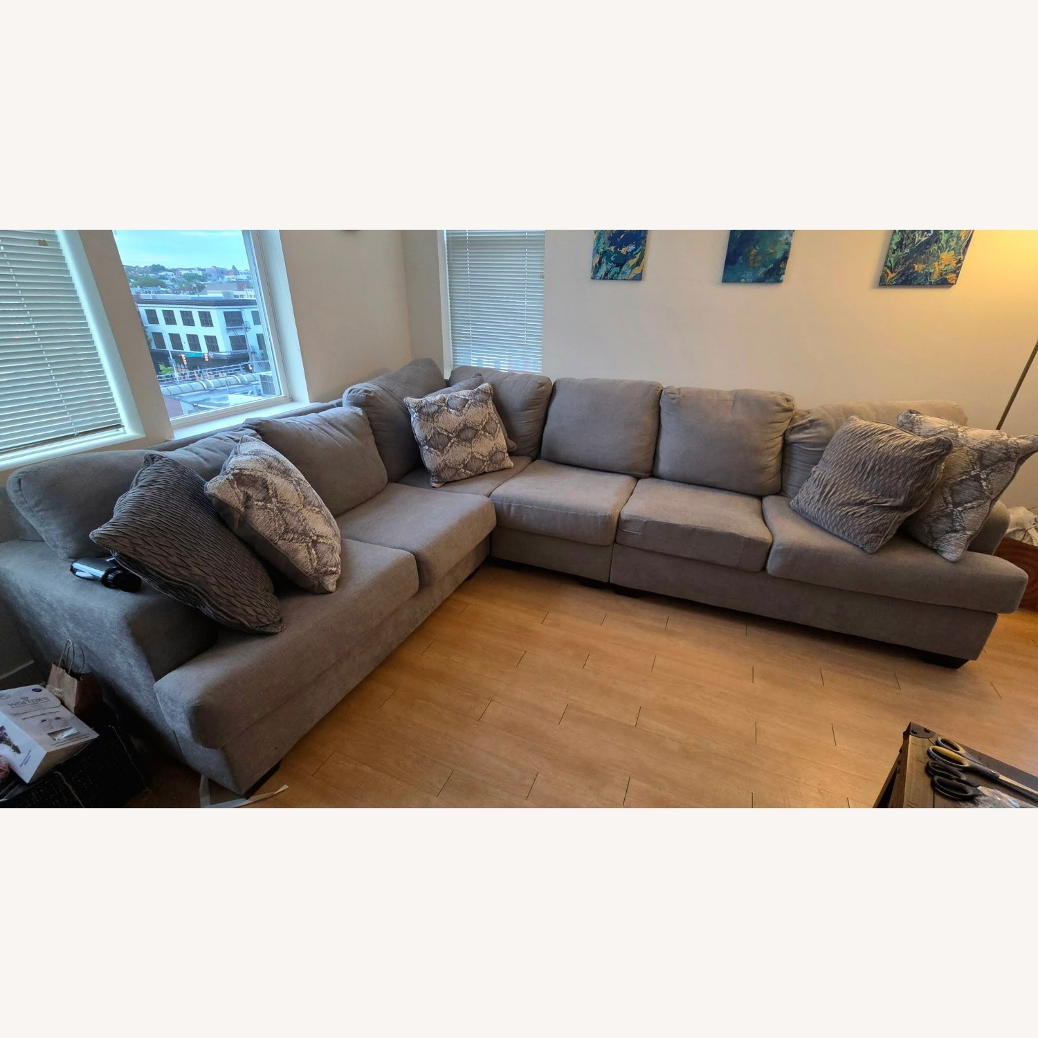 Ashley Furniture Dark Gray 3+ Piece Sectional - image-3