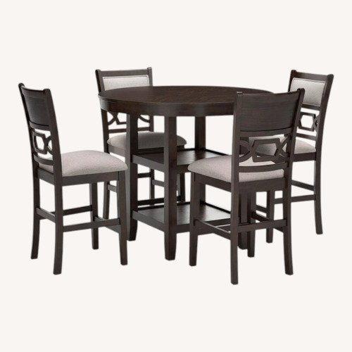 Used Langwest Counter Height Dining Table and 4 Bar Stools for sale on AptDeco