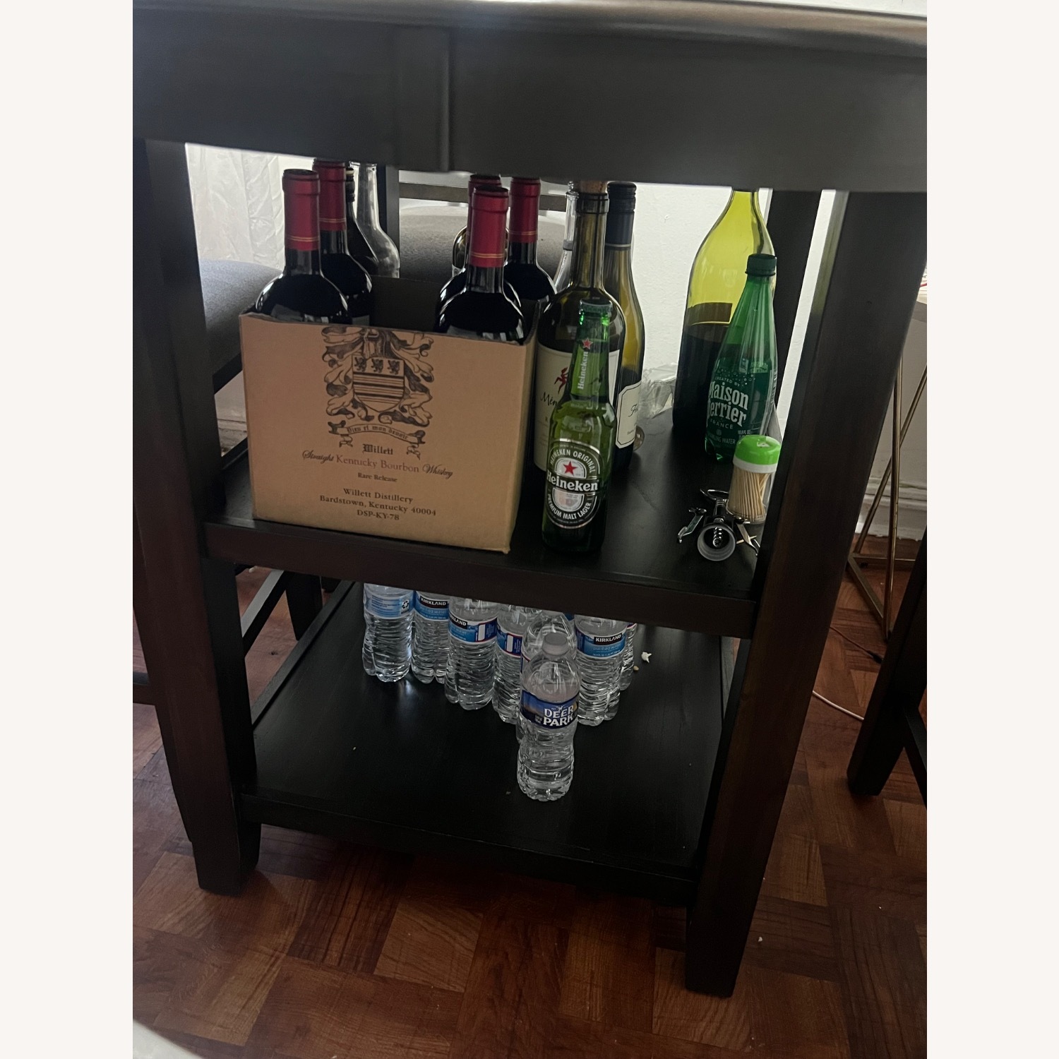 Langwest Counter Height Dining Table and 4 Bar Stools - image-3