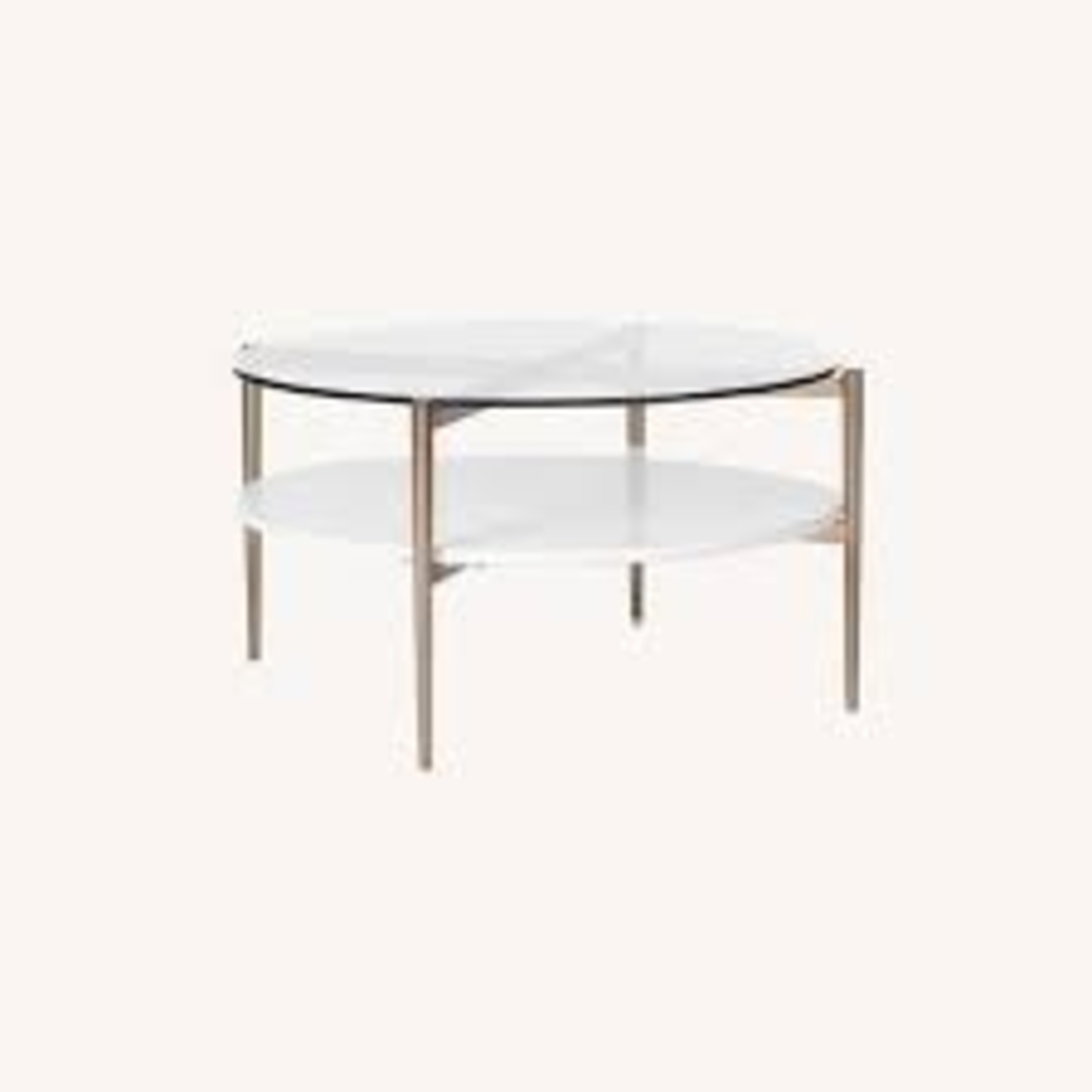 West Elm Art Display Round Coffee Table - image-6