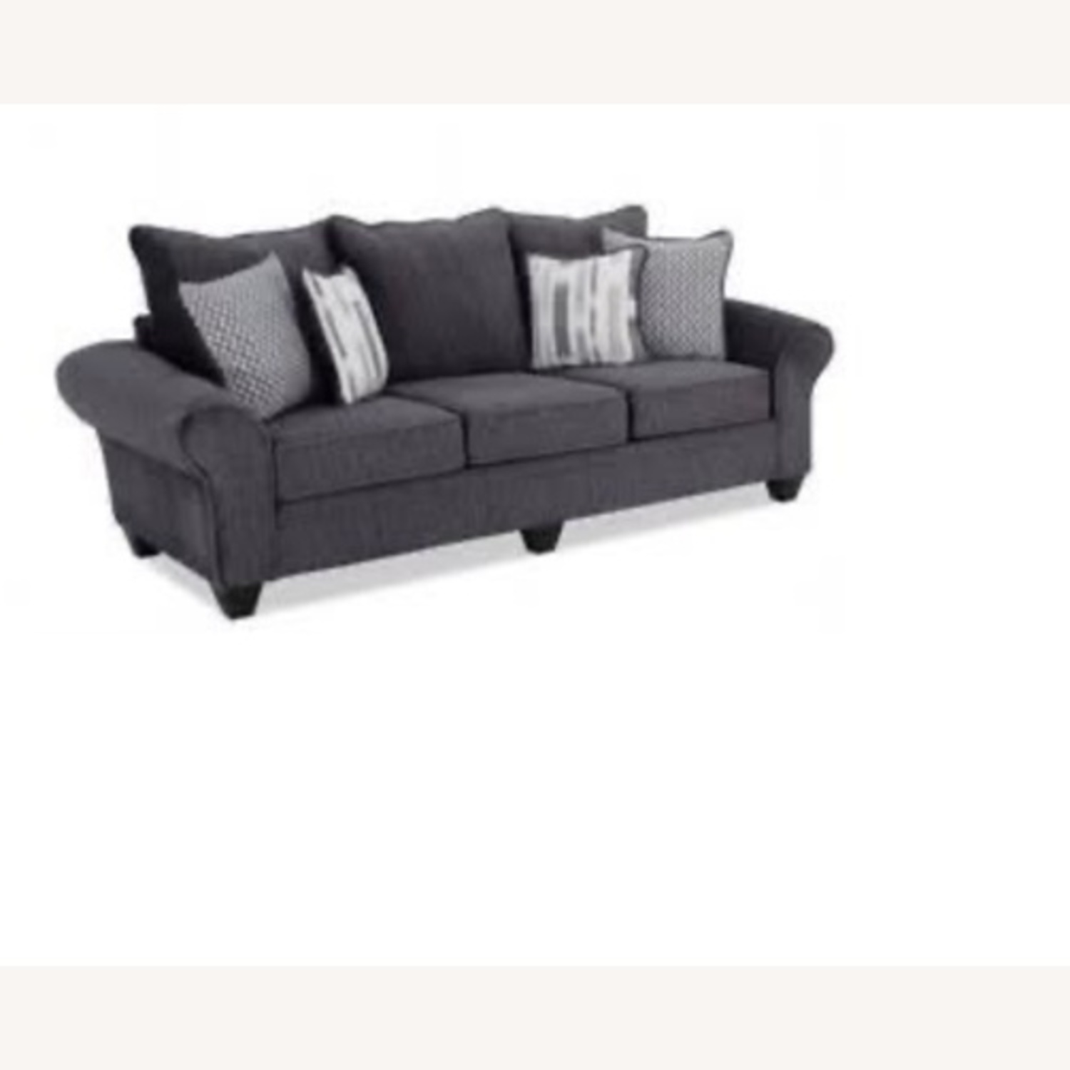 Everly Gray Couch 98" Wide, 3 Seater - image-5