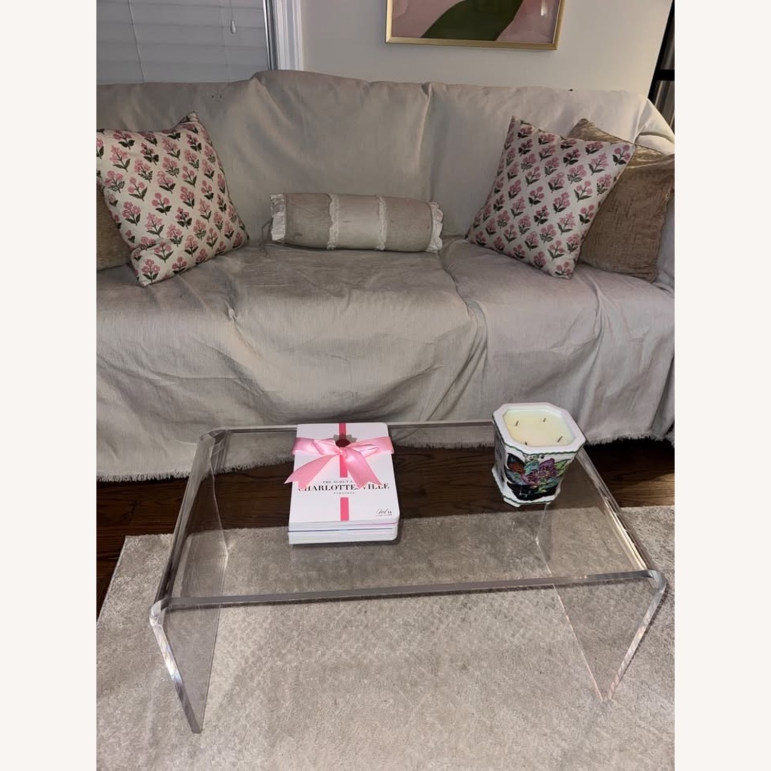 Everly Gray Couch 98" Wide, 3 Seater - image-3