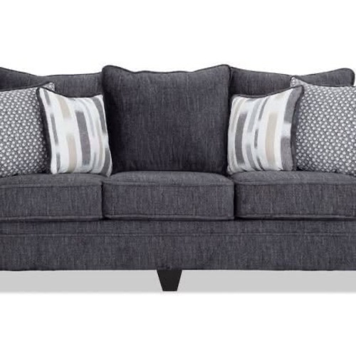 Used Everly Gray Couch 98" Wide, 3 Seater for sale on AptDeco