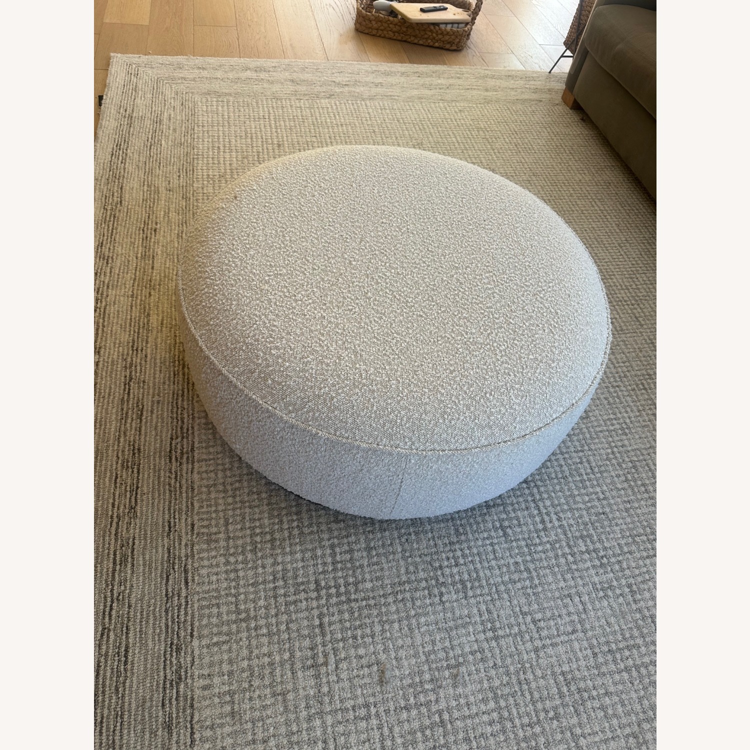 Four Hands Sinclair Large Round Ottoman - image-2