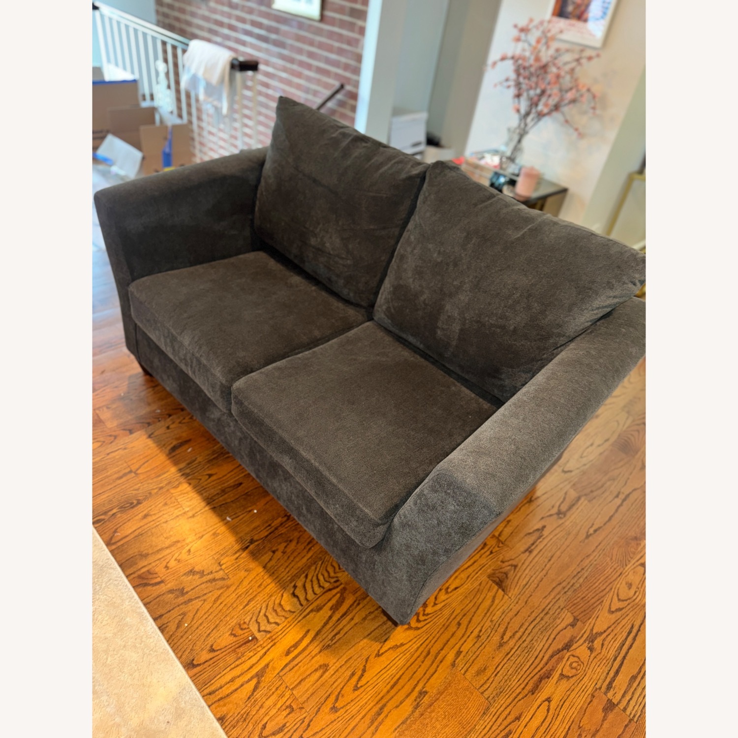 Bob's Discount Furniture Dark Gray 2 Seater Sofa - image-5