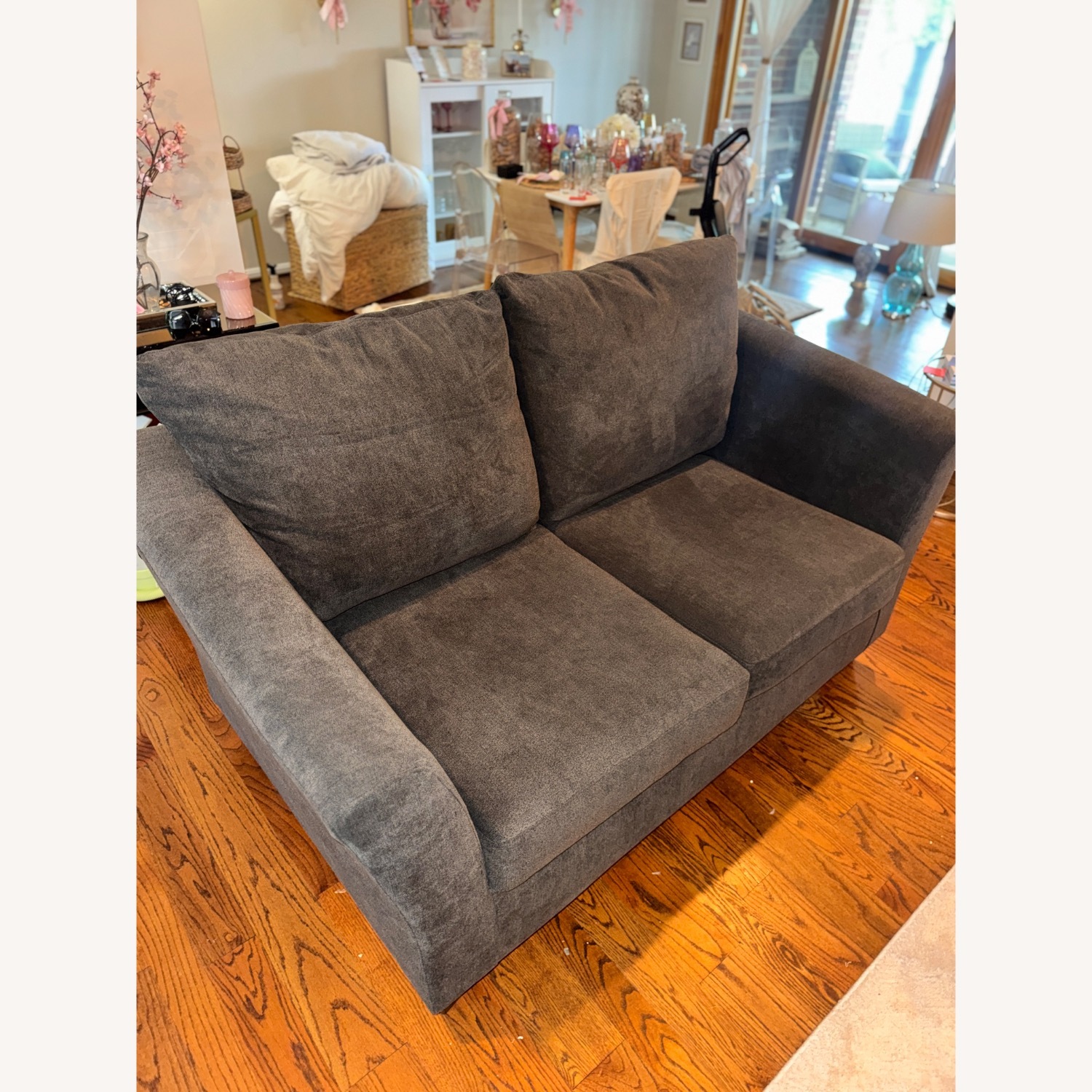 Bob's Discount Furniture Dark Gray 2 Seater Sofa - image-6
