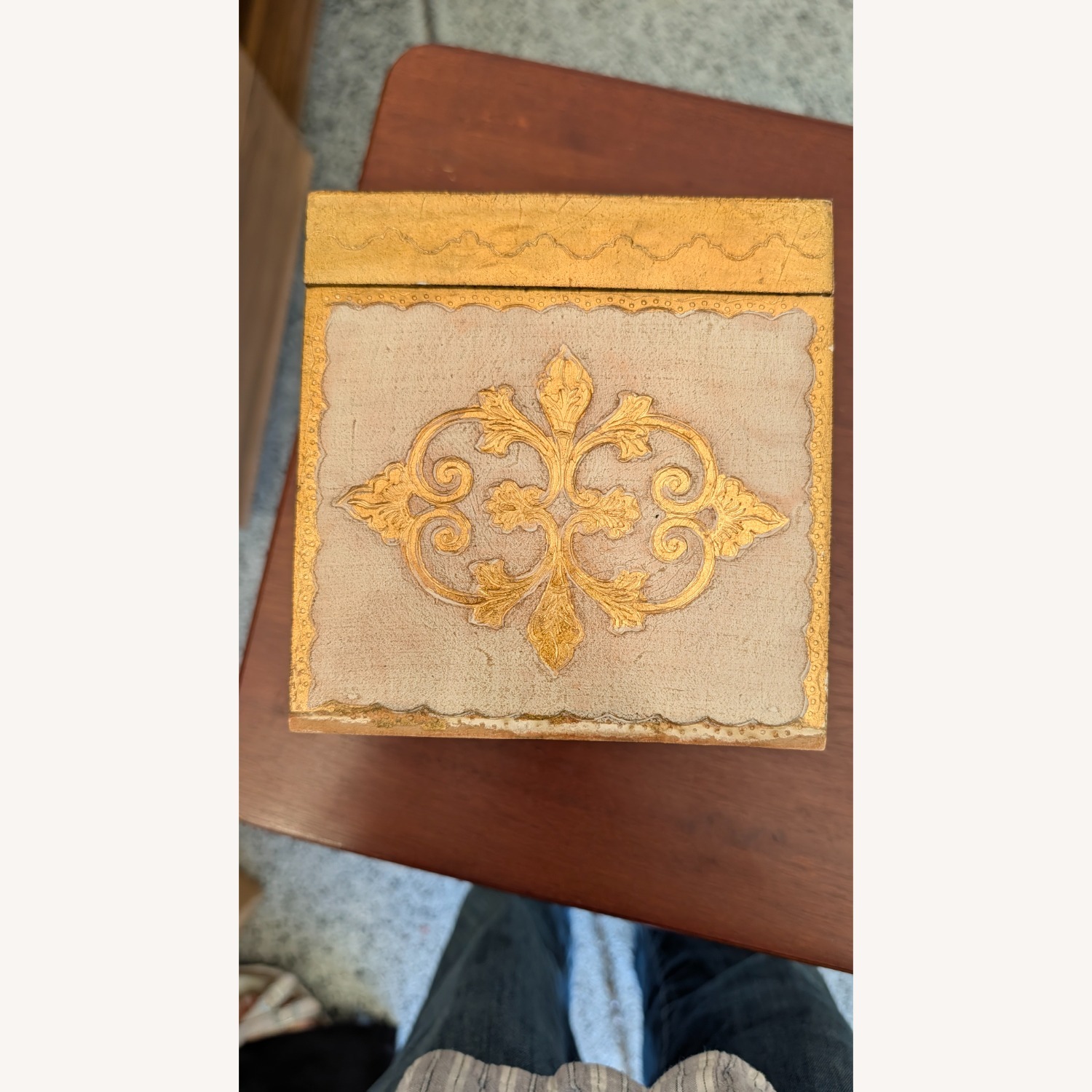 Horchow Baroque Tissue Box - image-2