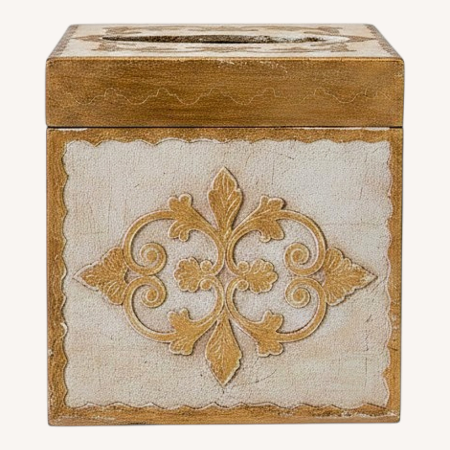 Horchow Baroque Tissue Box - image-0