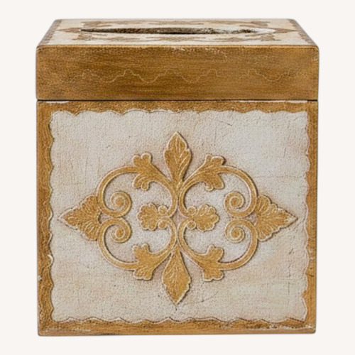 Used Horchow Baroque Tissue Box for sale on AptDeco
