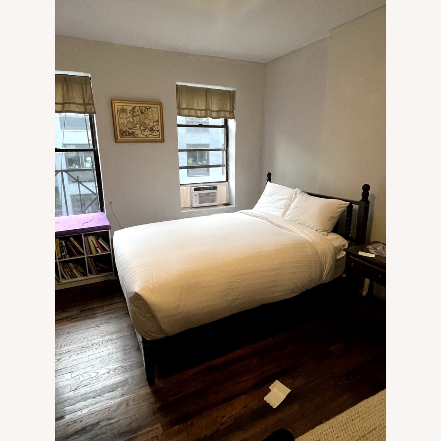 Alcott Hill Dark Brown Wood Full Bed - image-1