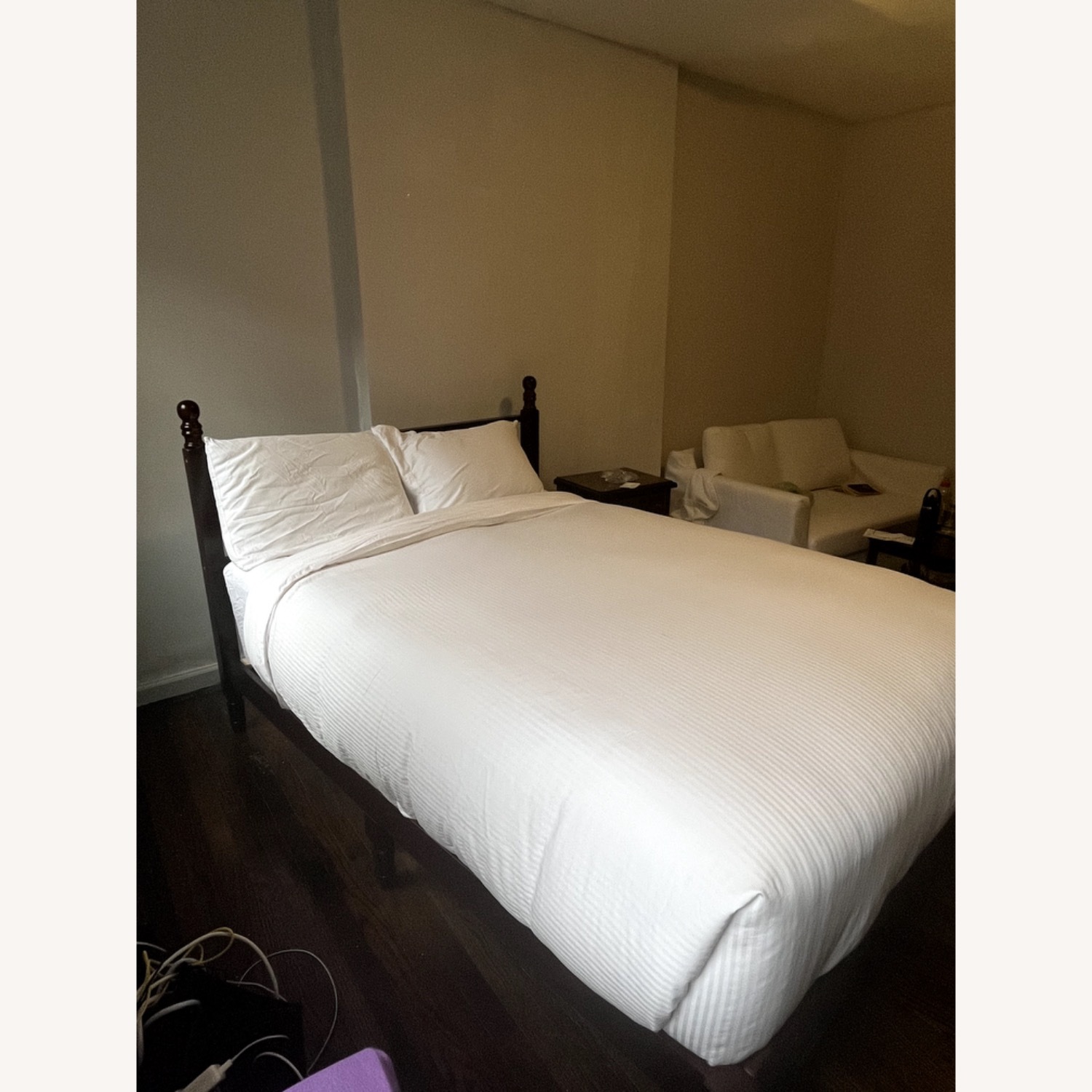 Alcott Hill Dark Brown Wood Full Bed - image-2