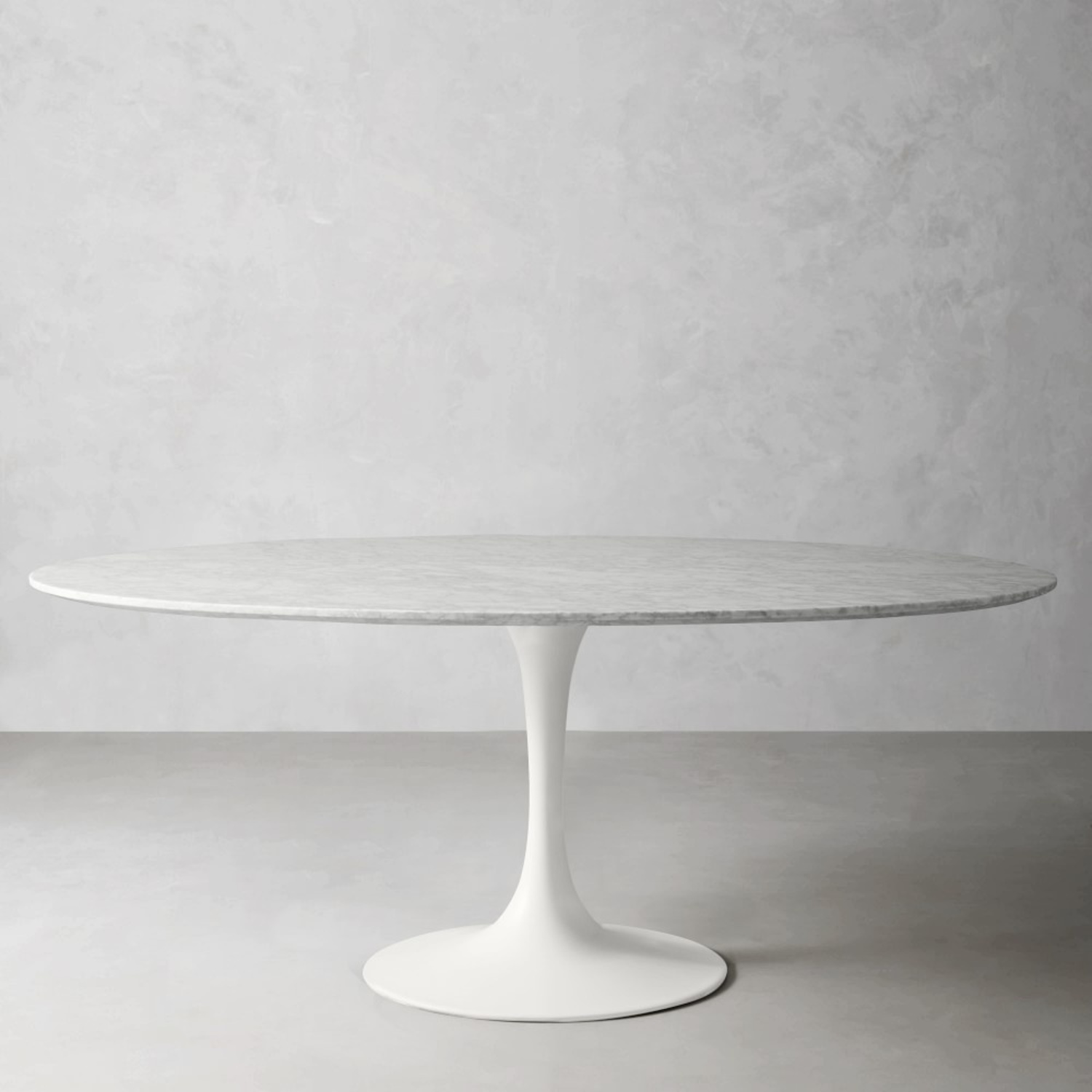 Knoll Saarinen White Marble Tulip Dining Table - image-12