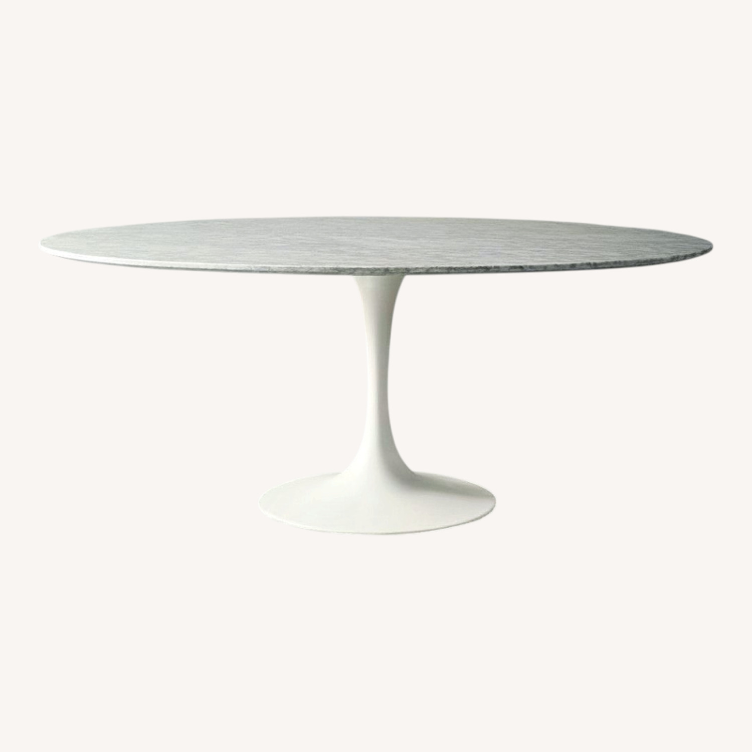 Knoll Saarinen White Marble Tulip Dining Table - image-0