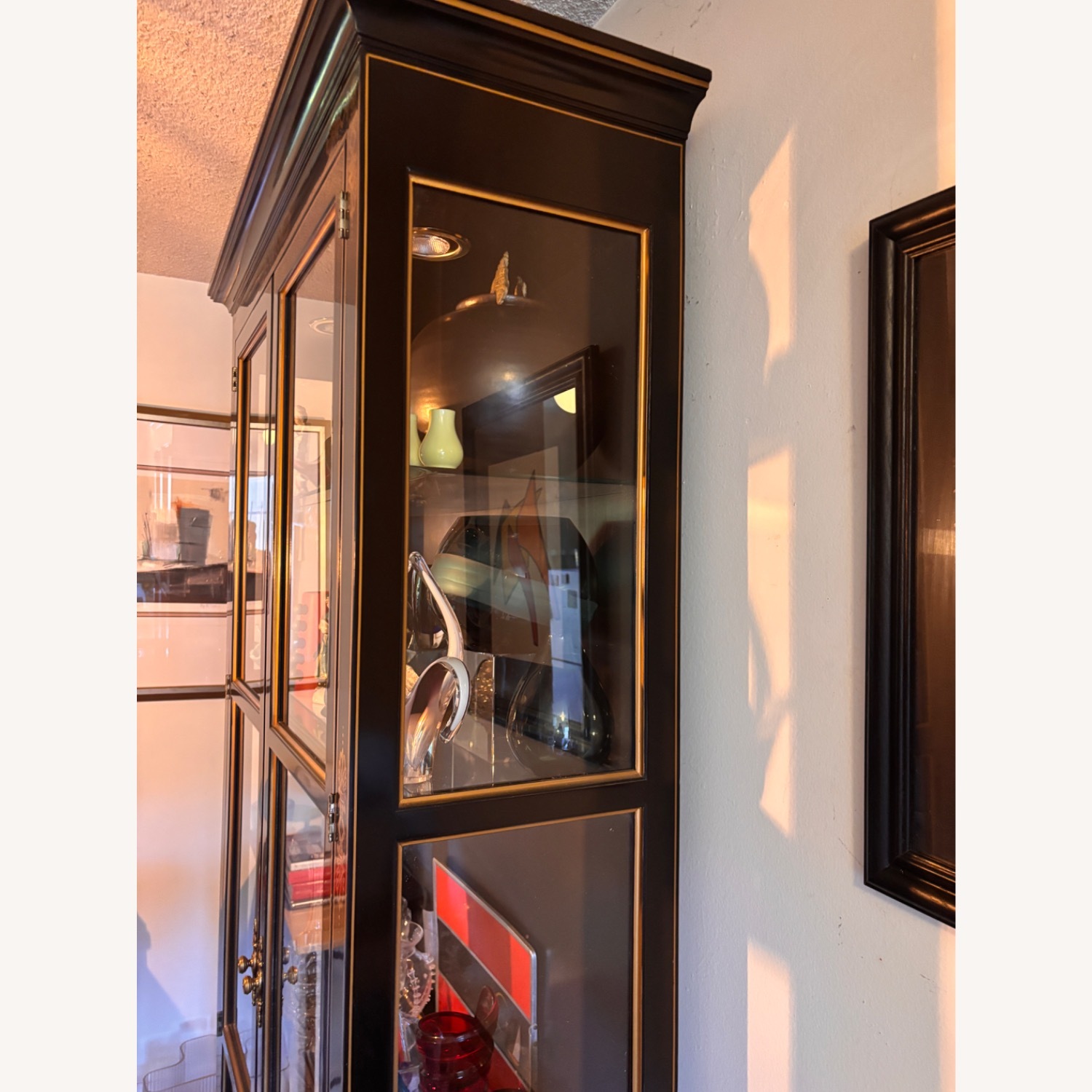Kindel Furniture Black Wood Wall Unit - image-13