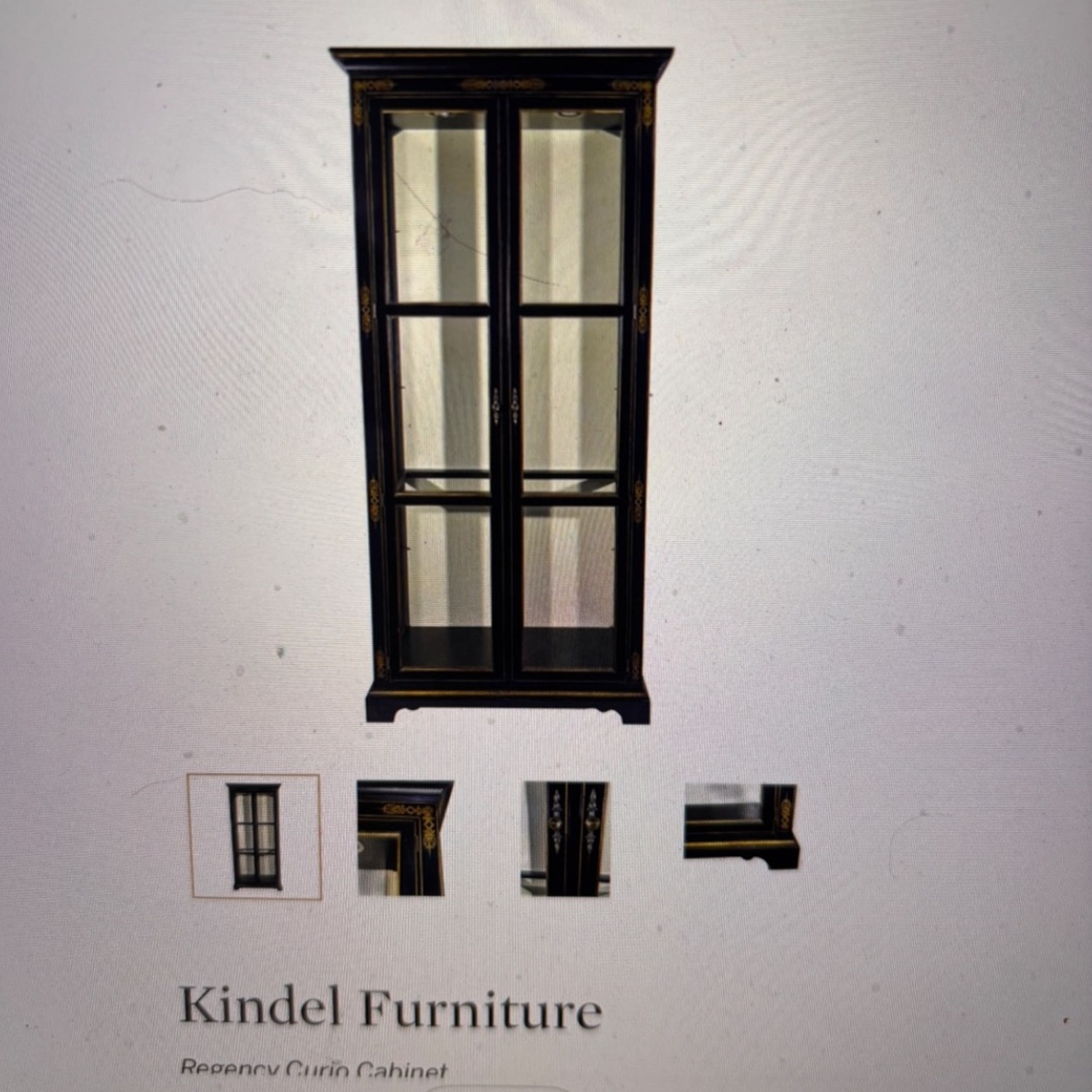 Kindel Furniture Black Wood Wall Unit - image-14