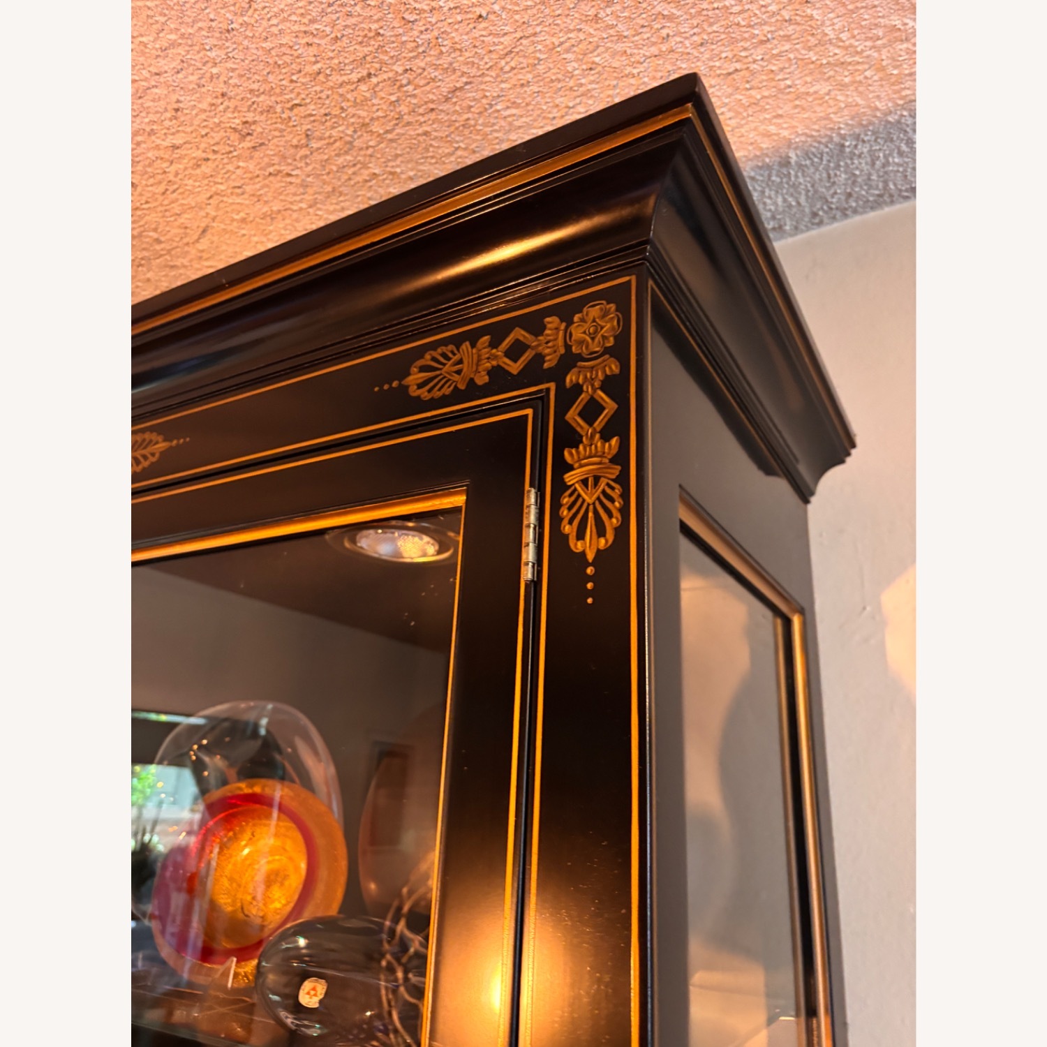 Kindel Furniture Black Wood Wall Unit - image-1