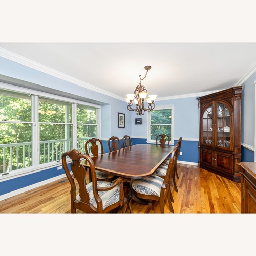 Used Ethan Allen Abbott Double Pedestal Dining Table for sale on AptDeco