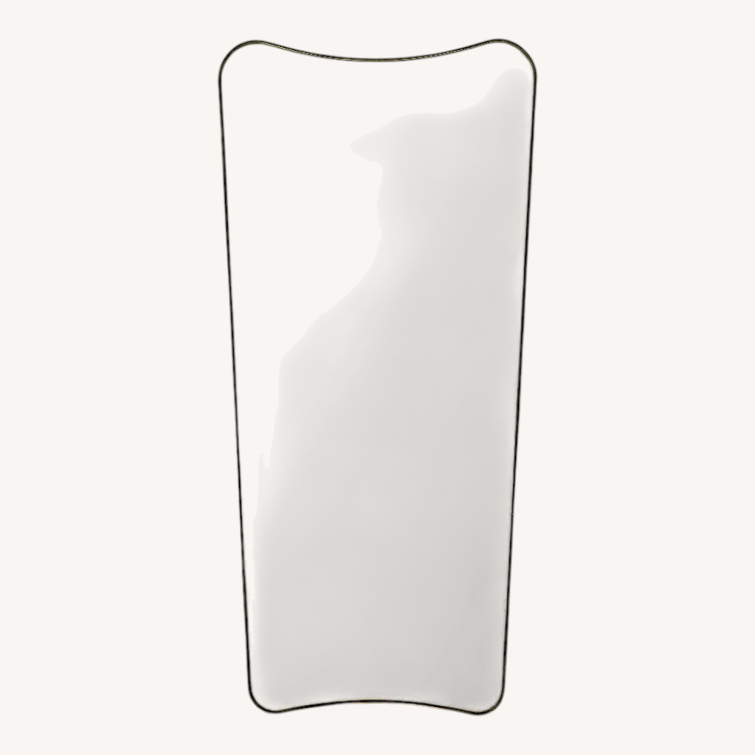 Gubi Gold Mirrored Glass Wall Mirror - image-0