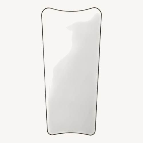 Used Gubi Gold Mirrored Glass Wall Mirror for sale on AptDeco