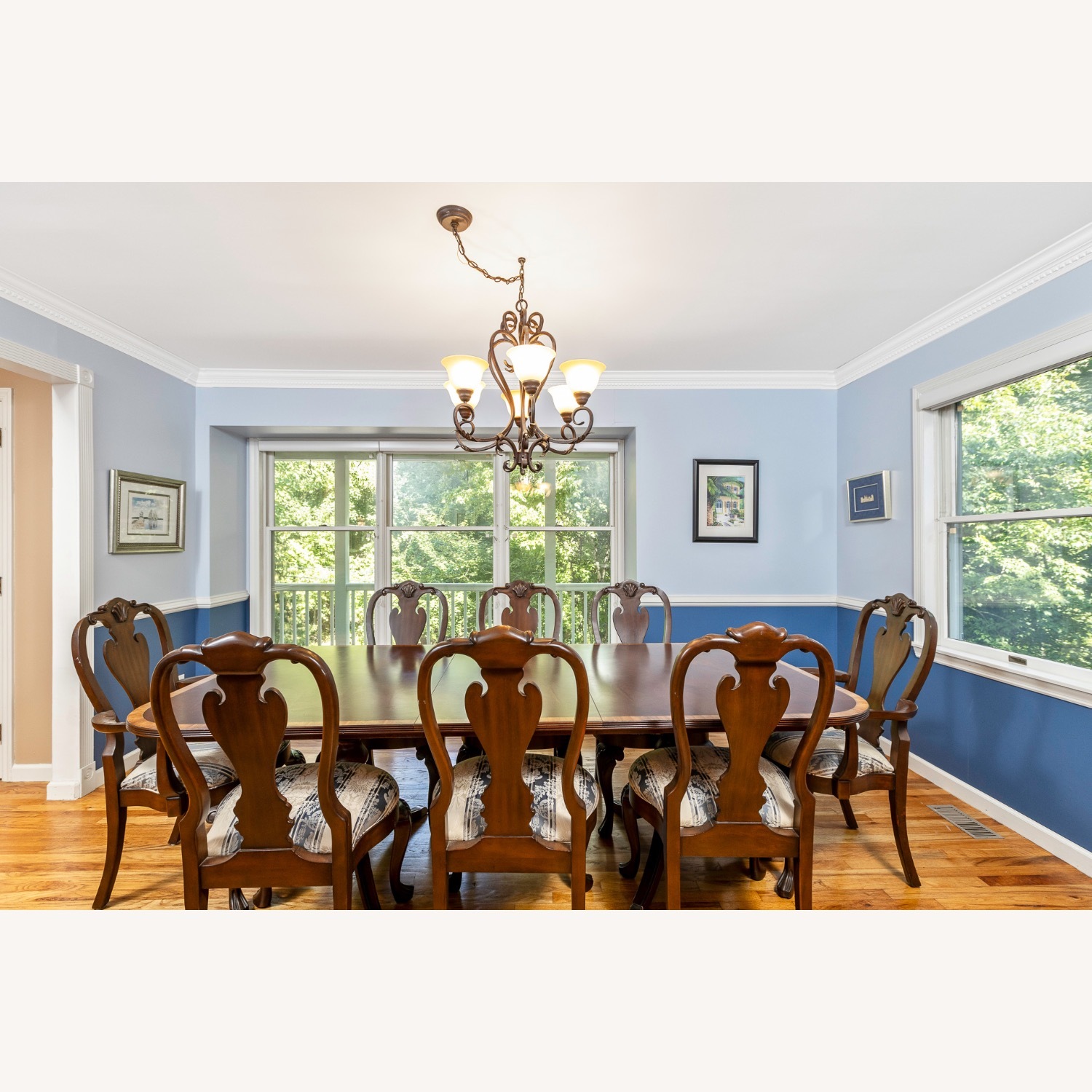 Ethan AllenCustom Upholstered Dining Chairs - image-1