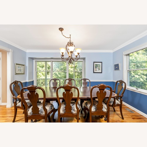 Used Ethan AllenCustom Upholstered Dining Chairs for sale on AptDeco