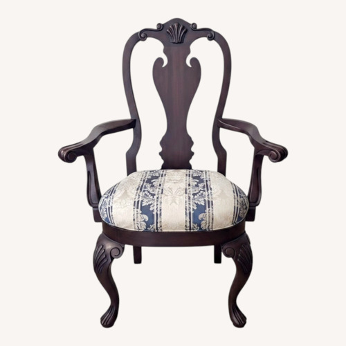 Used Ethan AllenCustom Upholstered Dining Chairs for sale on AptDeco