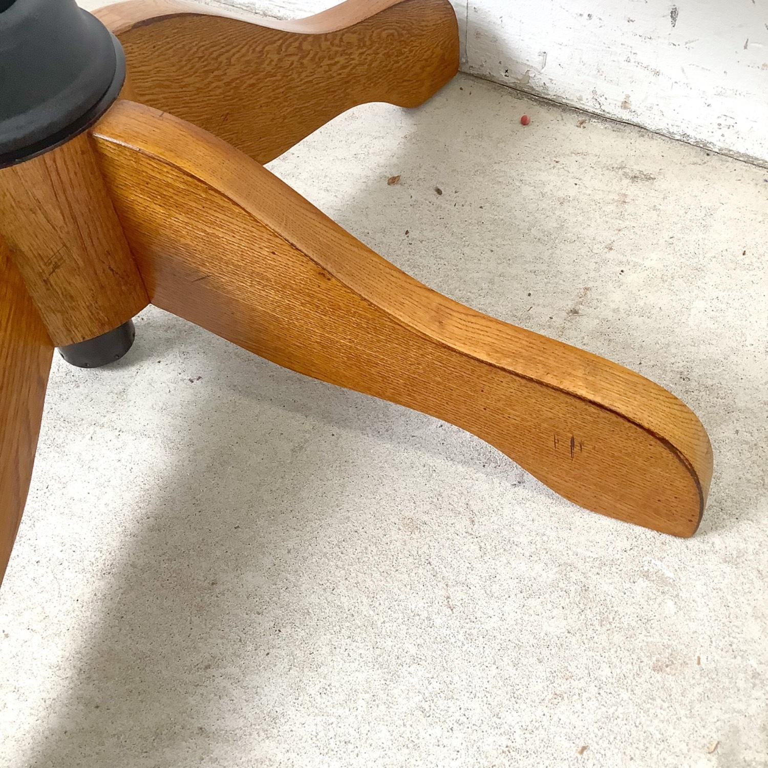 Vintage Scandinavian Modern Teak Swivel Desk Chair - image-17