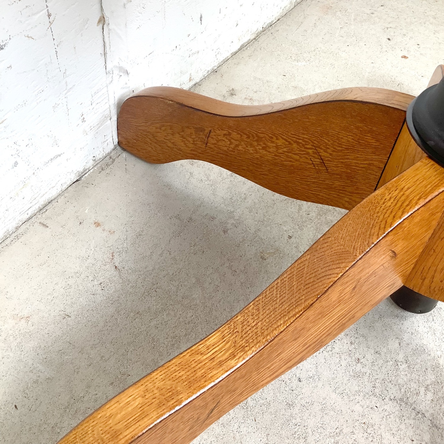 Vintage Scandinavian Modern Teak Swivel Desk Chair - image-14