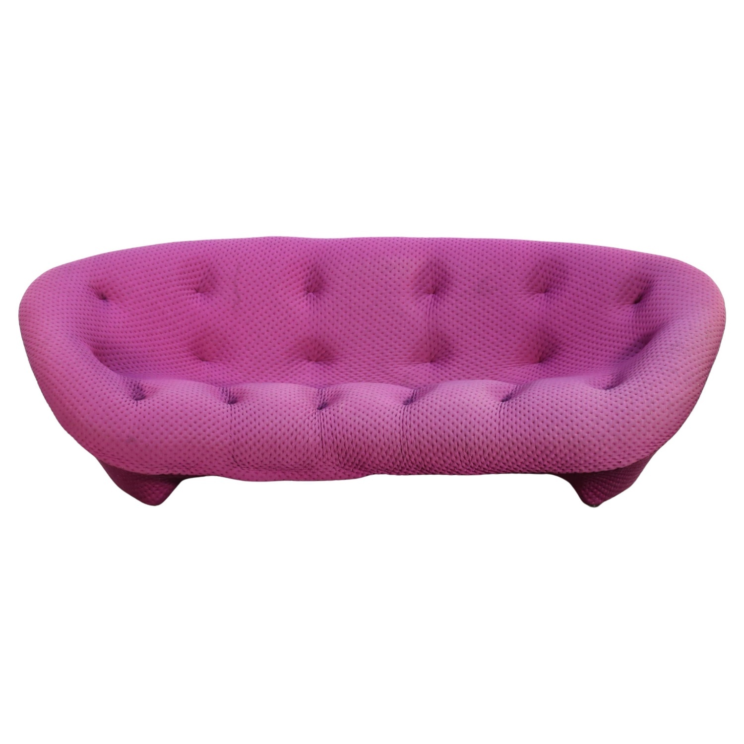 Ligne Roset Purple Fabric 3+ Seater Sofa - image-7