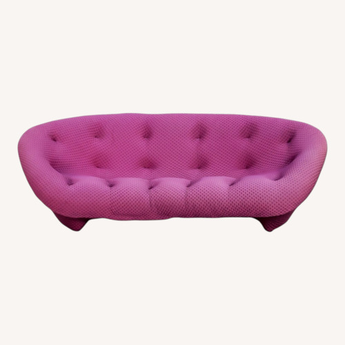 Used Ligne Roset Purple Fabric 3+ Seater Sofa for sale on AptDeco