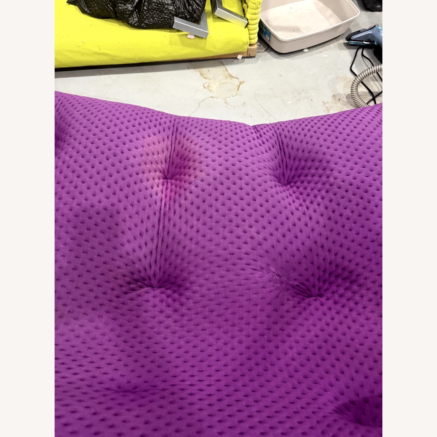 Ligne Roset Purple Fabric 3+ Seater Sofa - image-5