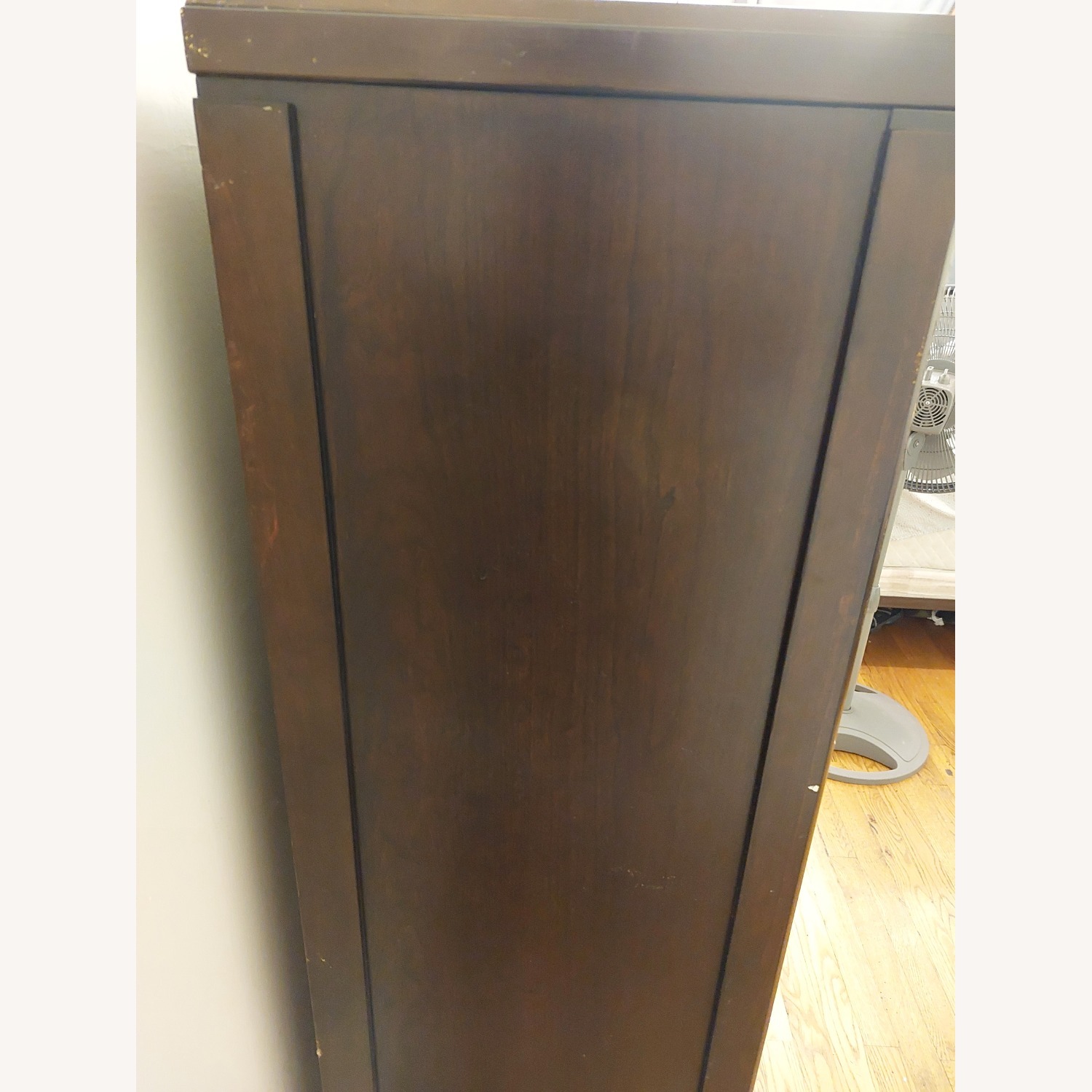 Dark Brown Wood Dresser - image-3